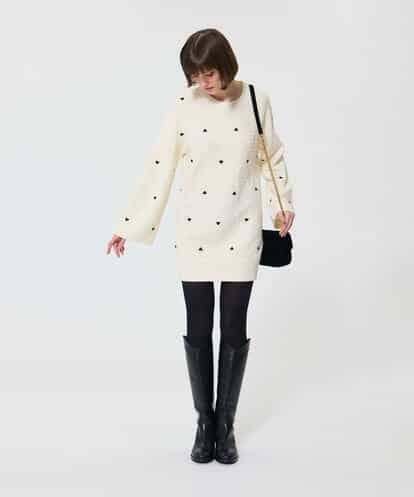 VZEAD27600 TARA JARMON メリノウールニットドレス