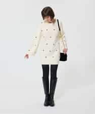 VZEAD27600 TARA JARMON(タラ ジャーモン) メリノウールニットドレス エクリュ