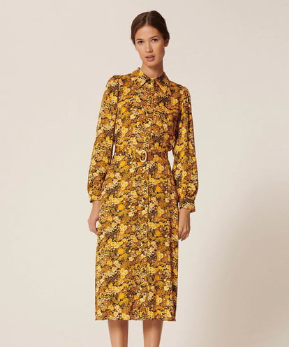 VZEAU21370  【メディア着用】Autumn daisy dress