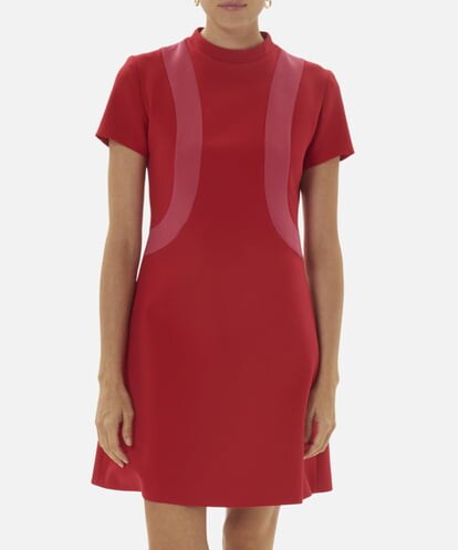 VZEAX06430 TARA JARMON Double cloth dress