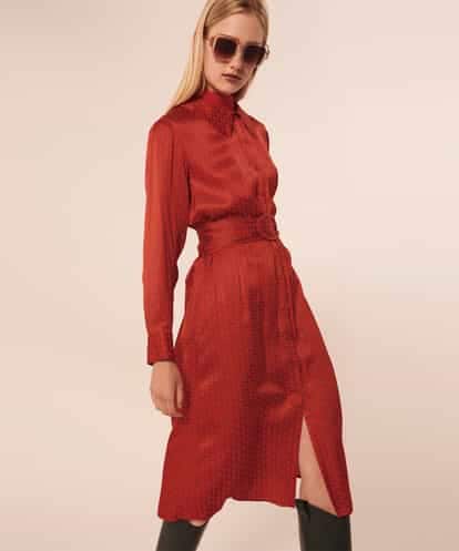 VZEAX17530 TARA JARMON TJ monogram dress