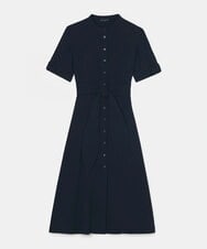 VZEGA16460 TARA JARMON(タラ ジャーモン) クレープロングドレス ミッドナイトブルー