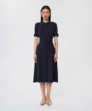 VZEGA16460 TARA JARMON(タラ ジャーモン) クレープロングドレス ミッドナイトブルー