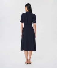 VZEGA16460 TARA JARMON(タラ ジャーモン) クレープロングドレス ミッドナイトブルー