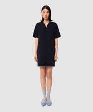 VZEGA36490 TARA JARMON(タラ ジャーモン) ダブルクロスドレス ミッドナイトブルー