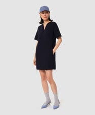 VZEGA36490 TARA JARMON(タラ ジャーモン) ダブルクロスドレス ミッドナイトブルー