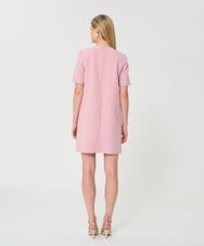 VZEGD01590 TARA JARMON(タラ ジャーモン) ダブルクロスドレス ピンク