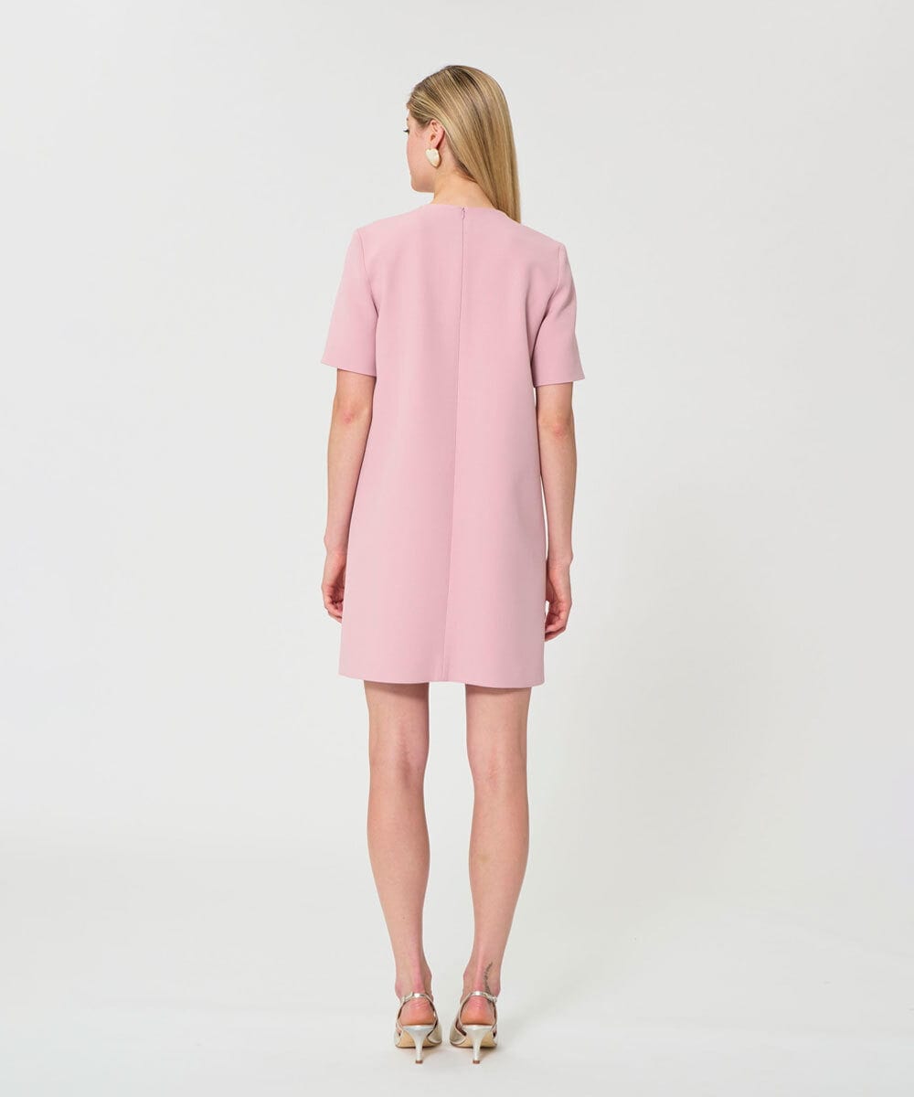 VZEGD01590 TARA JARMON(タラ ジャーモン) ダブルクロスドレス ピンク