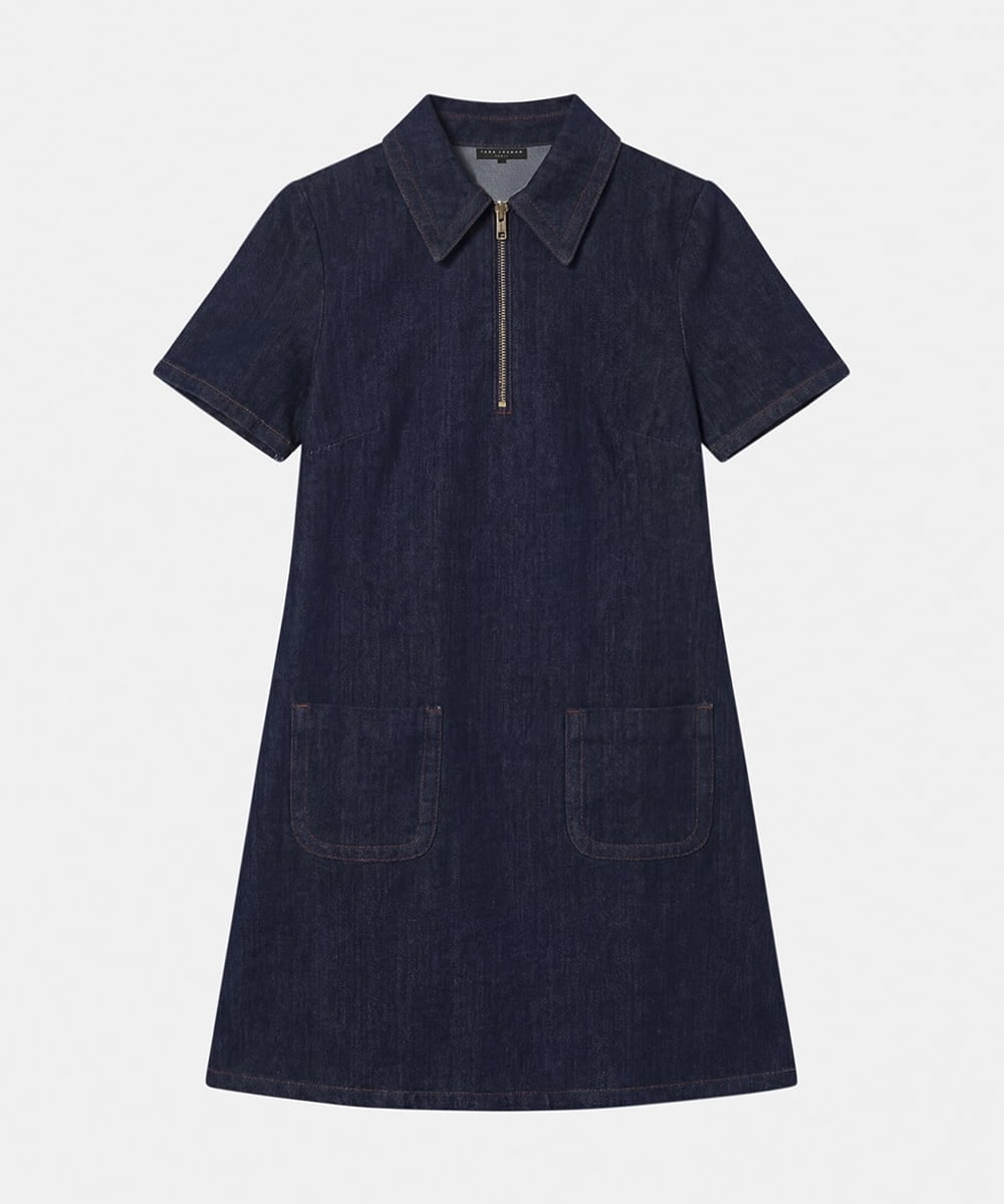 VZEGD04500 TARA JARMON(タラ ジャーモン) デニムドレス ネイビー