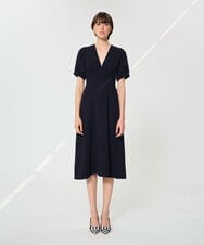 VZEGD06500 TARA JARMON(タラ ジャーモン) クレープドレス ネイビー