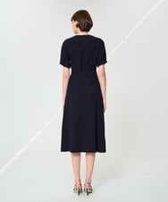 VZEGD06500 TARA JARMON(タラ ジャーモン) クレープドレス ネイビー