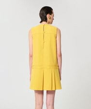 VZEGD08610 TARA JARMON(タラ ジャーモン) ヘビークレープドレス ミモザイエロー