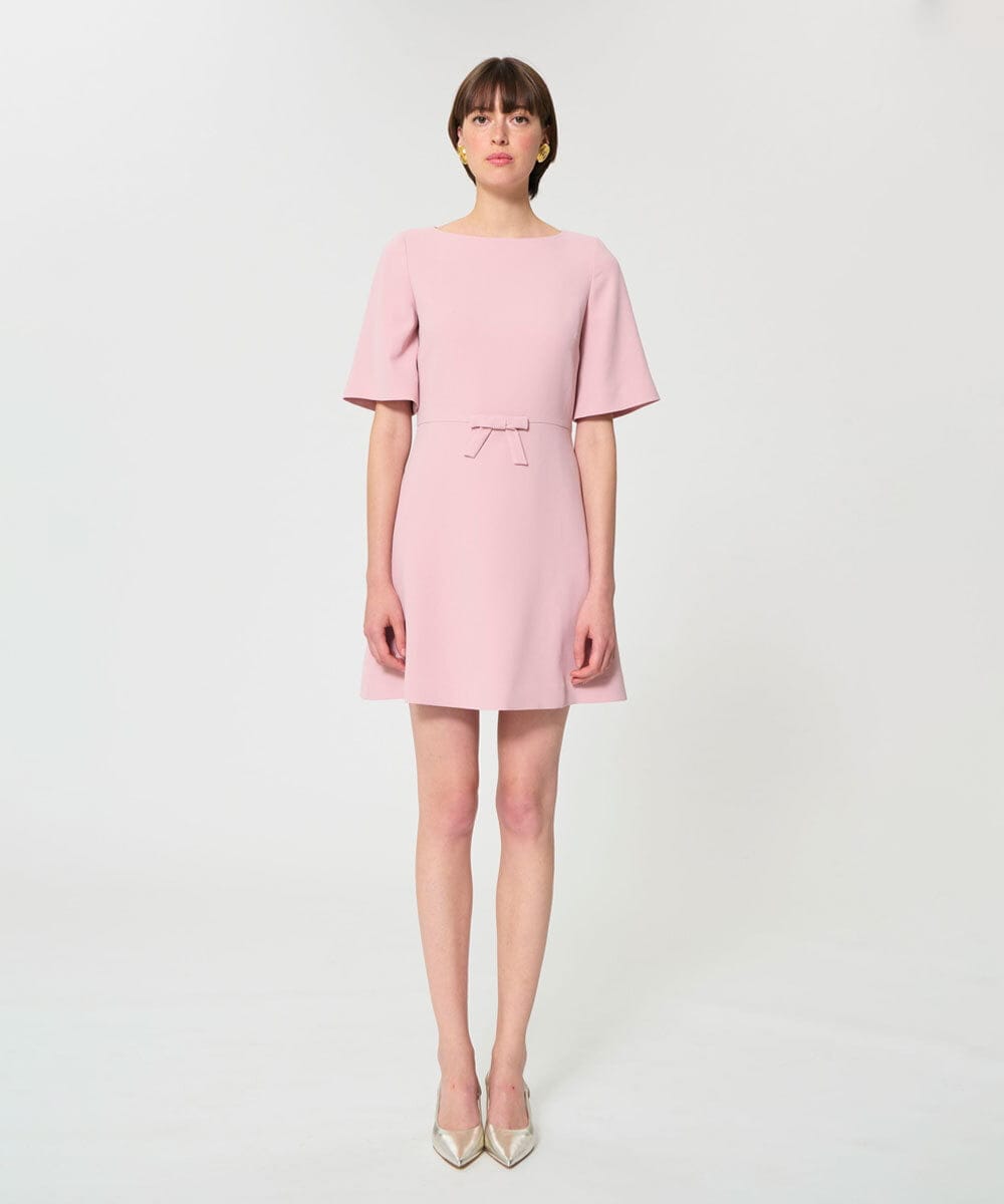 VZEGD09450 TARA JARMON(タラ ジャーモン) クレープドレス ピンク