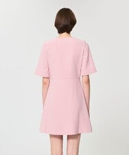 VZEGD09450 TARA JARMON(タラ ジャーモン) クレープドレス ピンク