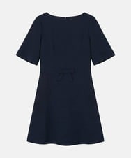 VZEGD09450 TARA JARMON(タラ ジャーモン) クレープドレス ミッドナイトブルー