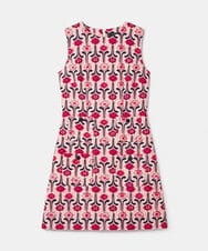 VZEGD12520 TARA JARMON(タラ ジャーモン) レトロブルームコットンピケドレス ピンク