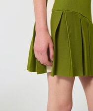 VZEGD13500 TARA JARMON(タラ ジャーモン) スマートピケニットドレス アップルグリーン