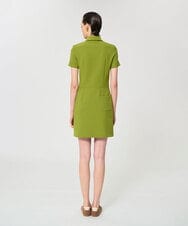 VZEGD15540 TARA JARMON(タラ ジャーモン) ダブルクロスドレス アップルグリーン