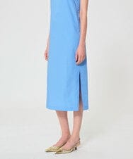 VZEGD19460 TARA JARMON(タラ ジャーモン) ポプリンキャミドレス スカイブルー