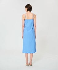 VZEGD19460 TARA JARMON(タラ ジャーモン) ポプリンキャミドレス スカイブルー