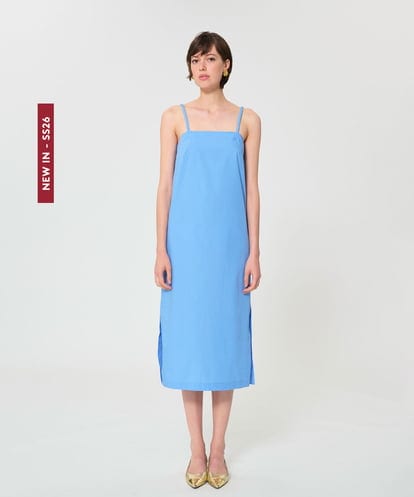 VZEGD19460 TARA JARMON ポプリンキャミドレス