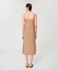 VZEGD19460 TARA JARMON(タラ ジャーモン) ポプリンキャミドレス ハニーベージュ
