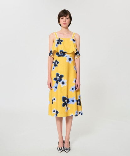 VZEGD23590 TARA JARMON ペチュニアミラージュキャンバスドレス