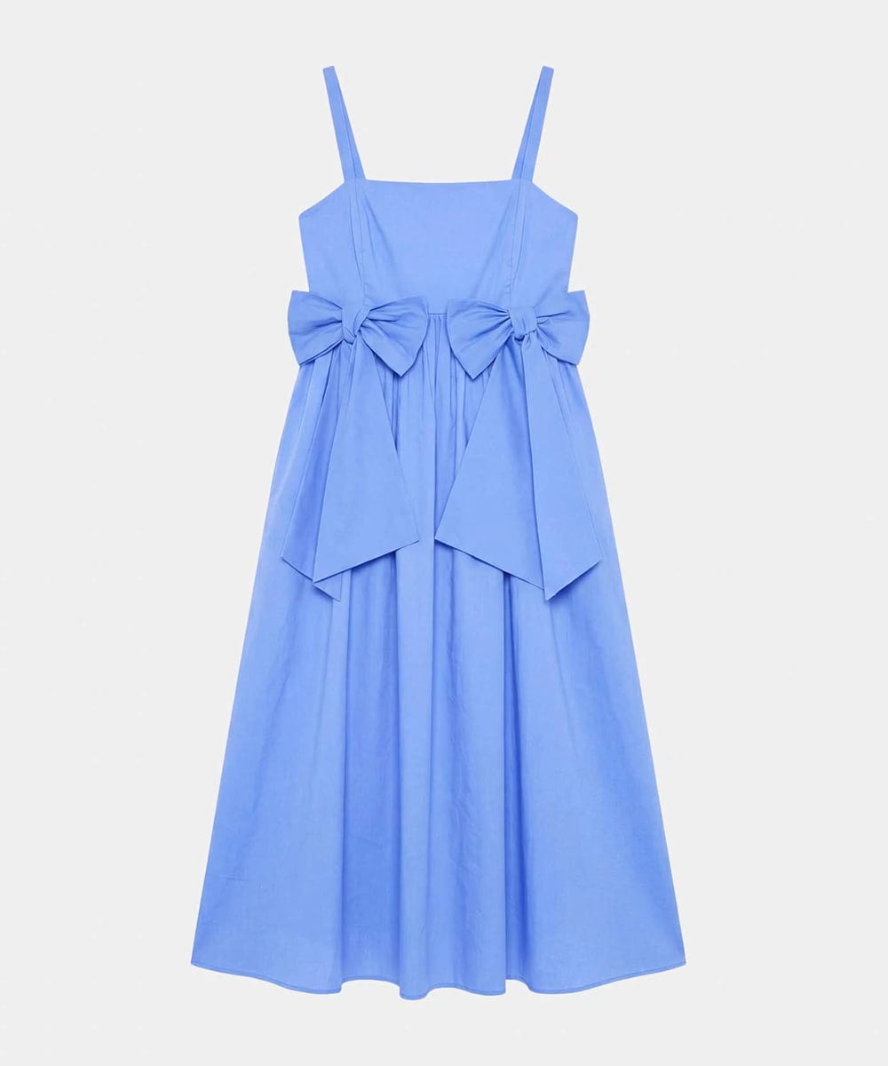 VZEGD31540 TARA JARMON(タラ ジャーモン) コットンボイルドレス スカイブルー