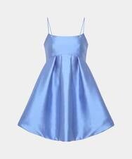 VZEGD40680 TARA JARMON(タラ ジャーモン) サテンキャミドレス スカイブルー