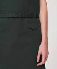 VZEGD42490 TARA JARMON(タラ ジャーモン) コットンギャバジンドレス レーシンググリーン