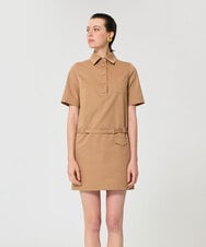 VZEGD42490 TARA JARMON(タラ ジャーモン) コットンギャバジンドレス ベージュ