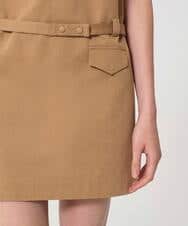 VZEGD42490 TARA JARMON(タラ ジャーモン) コットンギャバジンドレス ベージュ