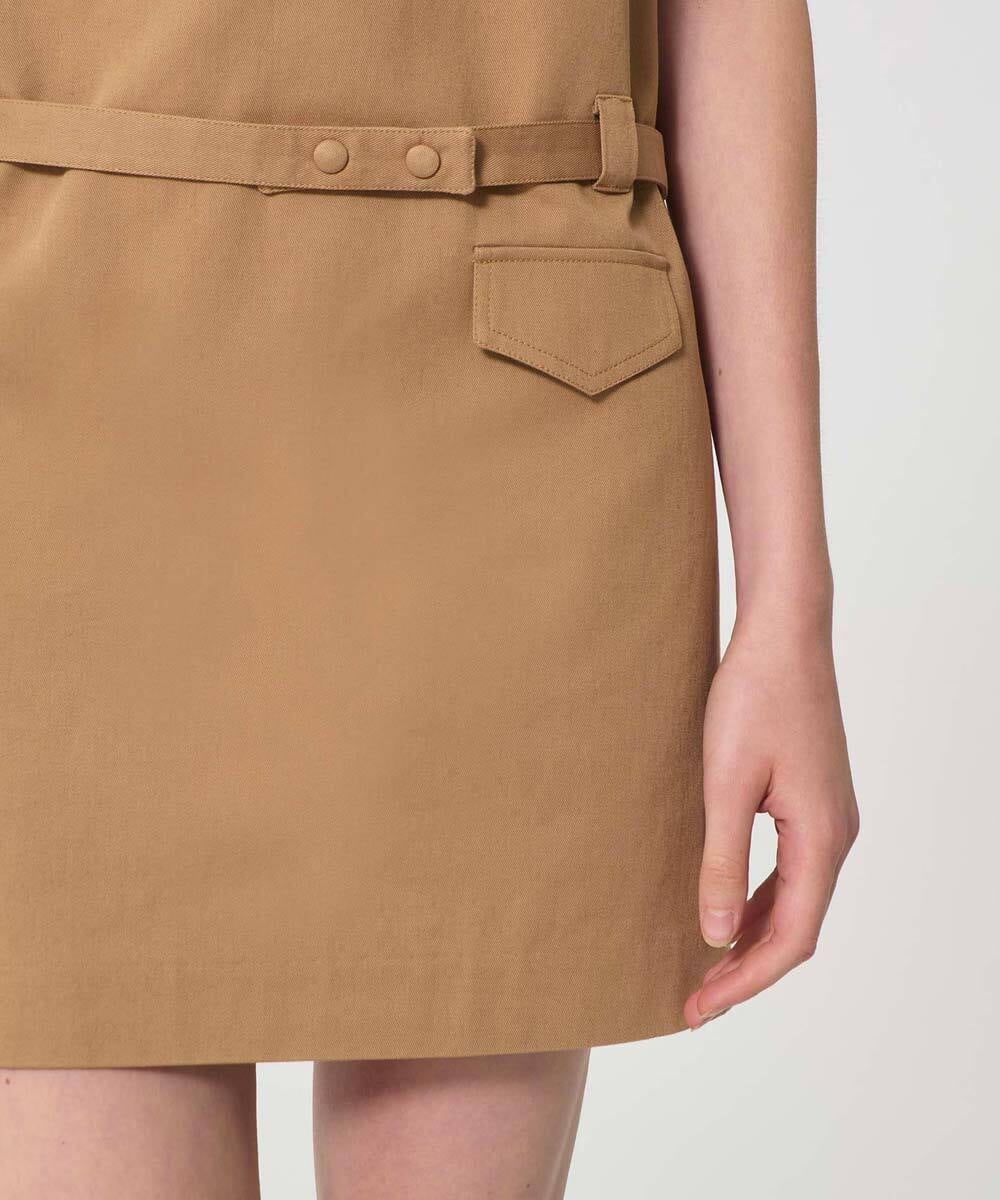 VZEGD42490 TARA JARMON(タラ ジャーモン) コットンギャバジンドレス ベージュ