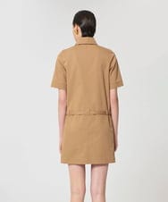 VZEGD42490 TARA JARMON(タラ ジャーモン) コットンギャバジンドレス ベージュ