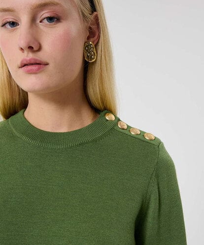 VZFAC32390 TARA JARMON ミックスウールコンパクトニット