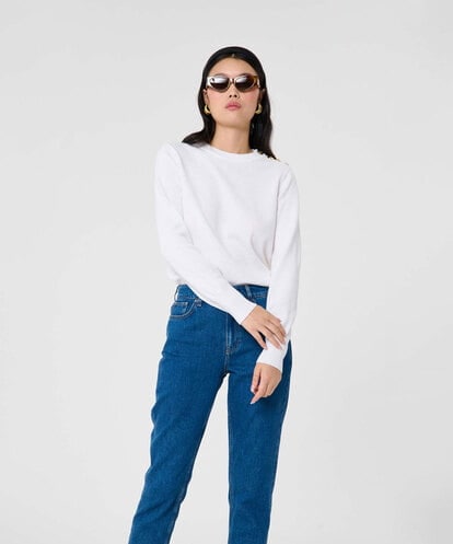 VZFAC32390 TARA JARMON ミックスウールコンパクトニット