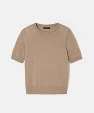 VZFAD01260 TARA JARMON(タラ ジャーモン) メリノウールニット カフェオレ