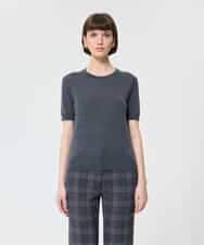 VZFAD01260 TARA JARMON(タラ ジャーモン) メリノウールニット ヘザーグレー