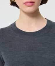 VZFAD01260 TARA JARMON(タラ ジャーモン) メリノウールニット ヘザーグレー