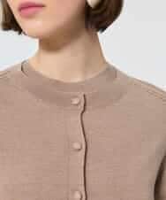 VZFAD02310 TARA JARMON(タラ ジャーモン) メリノウールニットカーディガン カフェオレ