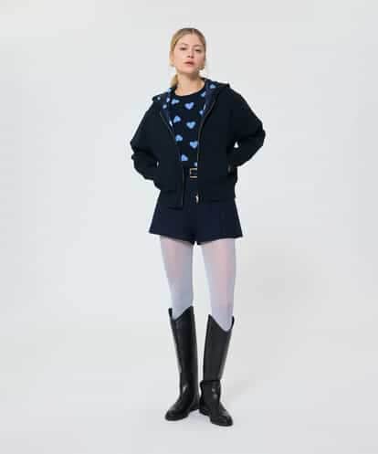 VZFAD14490 TARA JARMON テクニカルニットパーカー