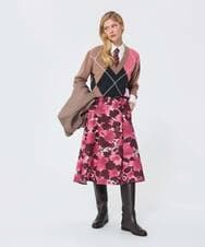 VZFAD21450 TARA JARMON(タラ ジャーモン) アーガイルニット ベージュ