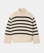 VZFAD24450 TARA JARMON(タラ ジャーモン) ウールミックスコンパクトニット エクリュ