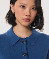 VZFAG03520 TARA JARMON(タラ ジャーモン) オーセンティックメリノニット ブルーデニム