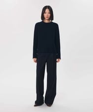 VZFAG14620 TARA JARMON(タラ ジャーモン) マルチウェイネックカプリスウールニット ネイビーブルー