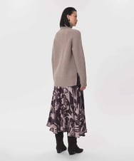 VZFAG17520 TARA JARMON(タラ ジャーモン) ウールミックスタートルネックニット キャラメル