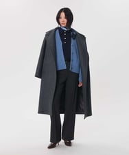 VZFAG18520 TARA JARMON(タラ ジャーモン) ウールミックスカーディガン ブルー