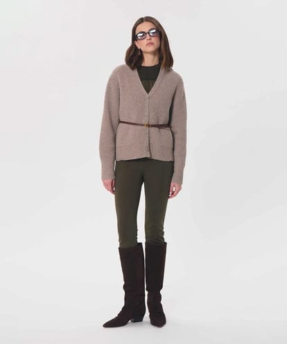 VZFAG18520 TARA JARMON ウールミックスカーディガン