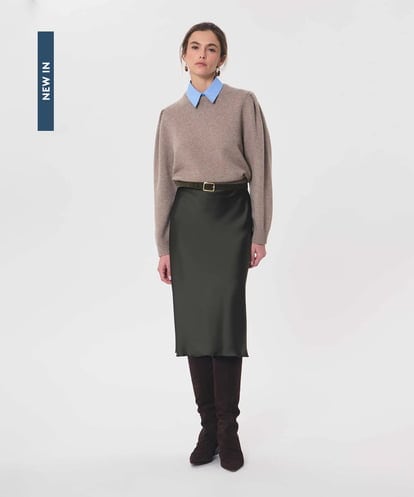 VZFAG19520 TARA JARMON ウールミックスタックスリーブニット