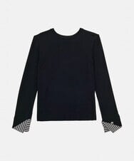 VZFAX03360 TARA JARMON(タラ ジャーモン) Authentic merino knit ブラック